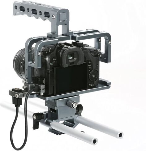 SevenOak SK-GHC20 Aluminum Cage and Top Handle, Shoe Mount, 15mm Rods in Kuwait