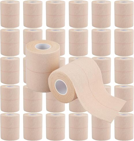 30 Rolls Adhesive Elastic Tape Bandage Tape Self Adhesive Bandage Wrap Elastic Tape Flexible Stretch Bandages for Sports Ankle Knee and Wrist Sprains Animal Pets (2 Inch x 5 Yard) in Saudi Arabia