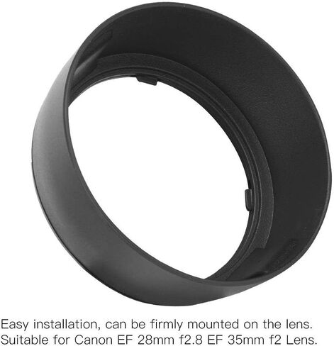 غطاء عدسة Bindpo EW-65II، غطاء بديل مضاد للمطر لعدسة الكاميرا لـ Canon EF 28mm f/2.8 لـ Canon EF 35mm f/2.0 in Kuwait