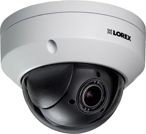 Lorex LNZ44P4B Super High Definition 4MP Indoor/Outdoor Day & Night PTZ Network Dome Camera with Color Night Vision, 4X Optical Zoom, Vandal Resistant, Waterproof in Saudi Arabia