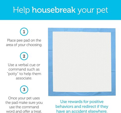 Puppy Pads Dog Pee Pad for Potty Training Dogs & Cats 22 x 22"- 100-Count Large in Kuwait