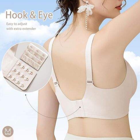 Nursing Bras for Breastfeeding Bras for Women Jelly Strip Support Maternity Bras for Pregnancy Comfortable Bralettes in Kuwait