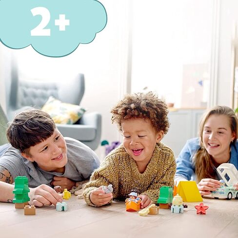 LEGO DUPLO Town Family Camping Van Adventure 10946 Building, Playing and Learning Camping Toy for Toddlers and Kids; New 2021 (30 Pieces) in Saudi Arabia
