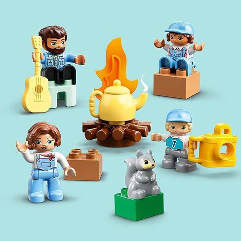 LEGO DUPLO Town Family Camping Van Adventure 10946 Building, Playing and Learning Camping Toy for Toddlers and Kids; New 2021 (30 Pieces) in Saudi Arabia