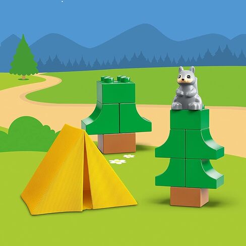 LEGO DUPLO Town Family Camping Van Adventure 10946 Building, Playing and Learning Camping Toy for Toddlers and Kids; New 2021 (30 Pieces) in Saudi Arabia