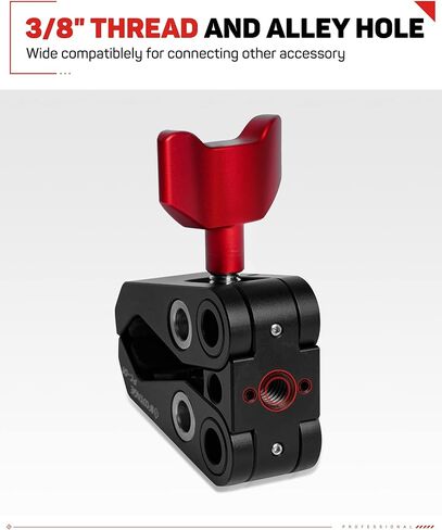 افووتاج حامل كاميرا PC-01، مشبك ثلاثي القوائم مع برغي 1/4 انش وخيط 3/8 انش، مشبك فائق للكاميرا متوافق مع جوبرو/كاميرا/لايتس/ماجيك ارمز، PC-01 in Kuwait