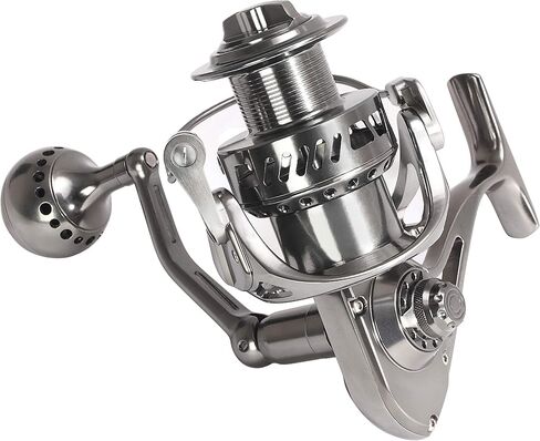 بكرة صيد دوارة معدنية كاملة باستخدام الحاسب الآلي، بكرة قوية للمياه المالحة 20 كجم/44 رطل 30 كجم/66 رطل طويلة، لعبة كبيرة لصيد الأسماك، 11+1 محامل كروية من الفولاذ المقاوم للصدأ in Kuwait