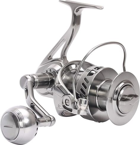 بكرة صيد دوارة معدنية كاملة باستخدام الحاسب الآلي، بكرة قوية للمياه المالحة 20 كجم/44 رطل 30 كجم/66 رطل طويلة، لعبة كبيرة لصيد الأسماك، 11+1 محامل كروية من الفولاذ المقاوم للصدأ in Kuwait