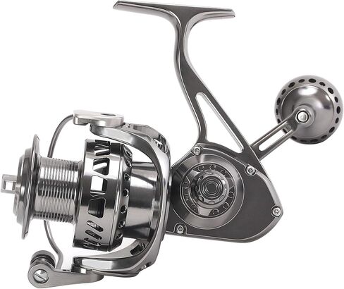 بكرة صيد دوارة معدنية كاملة باستخدام الحاسب الآلي، بكرة قوية للمياه المالحة 20 كجم/44 رطل 30 كجم/66 رطل طويلة، لعبة كبيرة لصيد الأسماك، 11+1 محامل كروية من الفولاذ المقاوم للصدأ in Kuwait