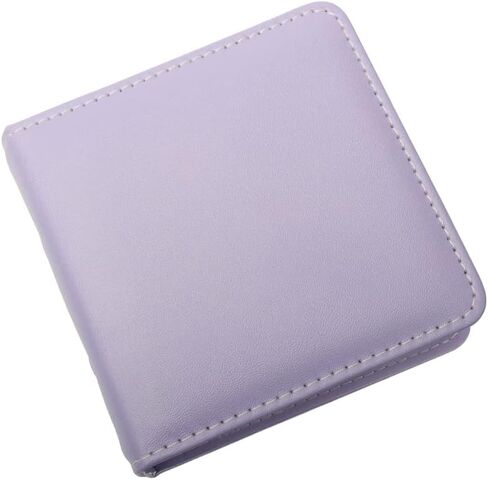 Mini Photo Album, White Photo Card Holder, 3-Ring PU Leather Kpop Photocards, 40 Pockets Photo Film Album for Fujifilm Instax Mini, Polaroid Film, Kpop Photocards (White) in Kuwait