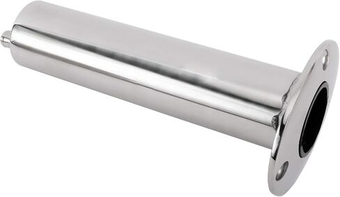 YaeMarine 2-Pack Heavy Duty Stainless Steel 316 Deluxe Rod Holders with Drain, Flush Mount Fishing Rod Pole Holders, 30 Degree /15 Degree/90 Degree in Saudi Arabia