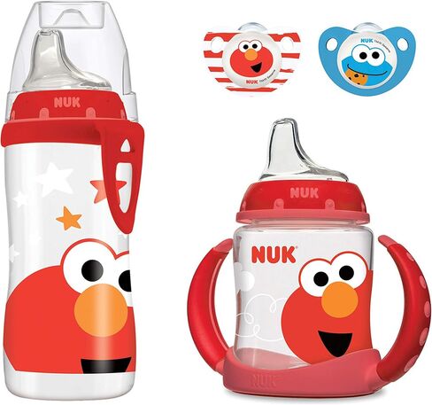 NUK Sesame Street Transition Bundle , 4 Piece Set in Saudi Arabia