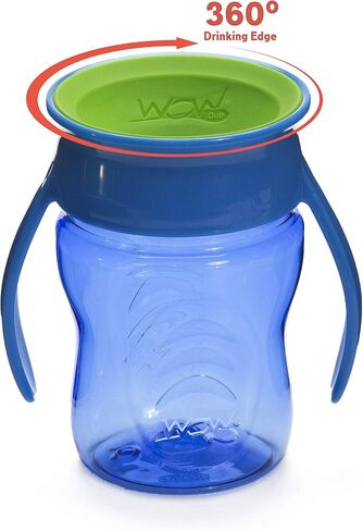 Wow Cup for Baby 360 Trainer Sippy Cup, Blue, 7 oz / 207 ml in Saudi Arabia