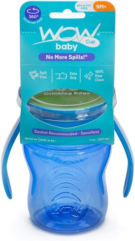 Wow Cup for Baby 360 Trainer Sippy Cup, Blue, 7 oz / 207 ml in Saudi Arabia