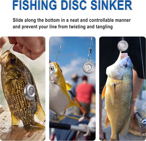 Coin Fishing Sinker Weights Round Flat Fish Weight Sinkers Saltwater for Bottom Fishing 1oz 2oz 3oz 4oz 5oz 6oz 8oz in Saudi Arabia