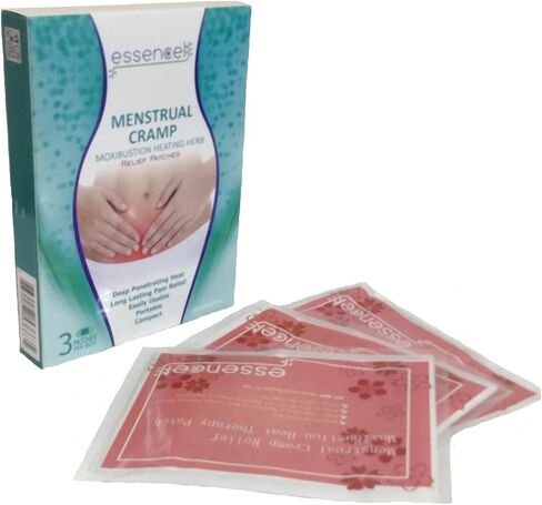 Moxibustion Menstrual Cramps Pain Relief Natural Heating Herb Pad Heat Therapy Patches-Pack of 5 in Saudi Arabia