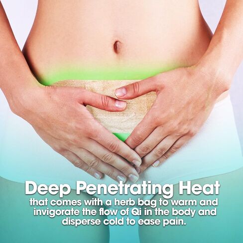 Moxibustion Menstrual Cramps Pain Relief Natural Heating Herb Pad Heat Therapy Patches-Pack of 5 in Saudi Arabia