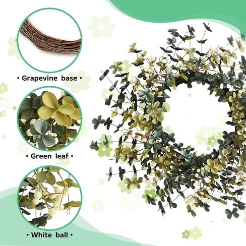 WFLUOLUO 24 inch Merry Christmas Wreaths for Front Door Decorated with Large Lucky Bow,Pine Needles,Pine Cones,Berry Clusters Outdoor Christmas Decorations Indoor for Home Wall Decor in Kuwait