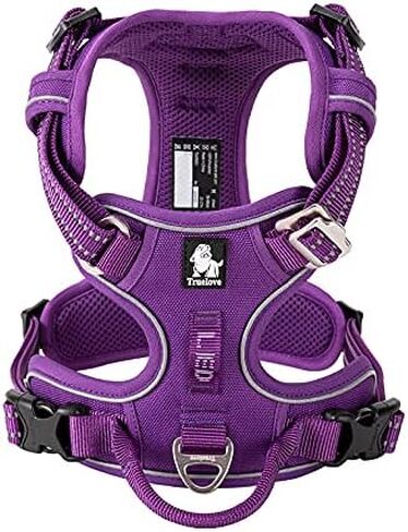 WINHYEPET True Love No Pull Dog Harness Extra Reflective Pet Harness for Small Medium Large Dogs Adjustbale for Running Walking Padded Soft Mesh Vest Easy Control TLH56512(Fushcia,M) in Saudi Arabia