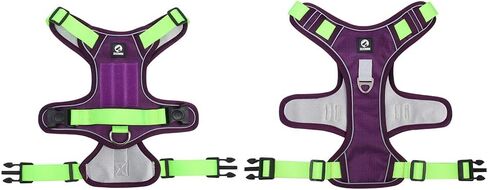TDTOK الكلب تسخير للكلاب الصغيرة والمتوسطة الكبيرة، عاكس لا سحب الكلب يسخر مع مقبض، دائم لا خنق مشبك الجبهة النايلون الكلب تسخير مع شبكة الهواء تنفس مبطن مشبك الإفراج السريع in Kuwait