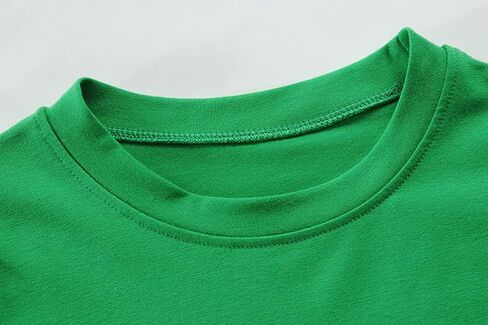 Toddler Boy Girl St Patricks Day T-Shirts Toddler Shamrock Clover Green Short Sleeve Tee Tops for Kids 2-10 Years in Saudi Arabia