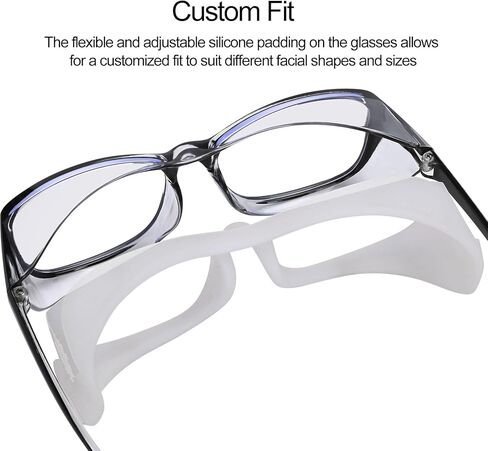 نظارات كوزي كير المرطبة للعيون الجافة تخفف من حدة النظارات مع غرف سيليكون ناعمة قابلة للتعديل لأعراض جفاف العيون (بريق داكن) in Kuwait