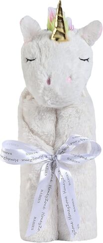 kavkas Baby Security Blanket Soft Comfort Warm Blanket with Plush Stuffed Animals for Boys and Girls, 30 Inch 2 Layer Pink Rabbit in Kuwait