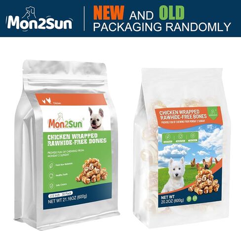 MON2SUN 2.5" Rawhide Free Dog Treats with Mixed Vegetables, Duck Wrapped Mini Knot Bones for Small Dogs, Healthy Dog Snakcs for Balanced Nutrition, 21.2oz in Saudi Arabia