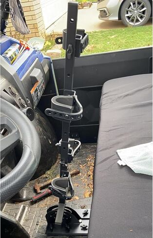 UTV Gun Rack UTV Gun Holder Stand Up Gun Mount Compatible with Polaris Ranger RZR General Defender Pioneer Teryx Mule UTV Golf Cart in Saudi Arabia