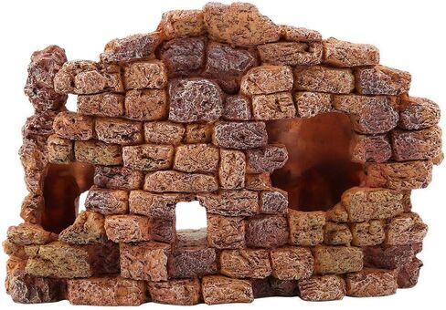 زيرديس زينة حوض السمك، الراتنج المصري زخرفة خزان الأسماك ثقب المأوى حوض السمك كهف الديكور إخفاء كهف للأسماك in Kuwait