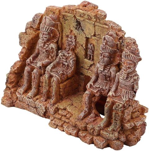 زيرديس زينة حوض السمك، الراتنج المصري زخرفة خزان الأسماك ثقب المأوى حوض السمك كهف الديكور إخفاء كهف للأسماك in Kuwait