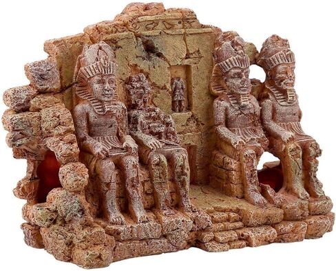 زيرديس زينة حوض السمك، الراتنج المصري زخرفة خزان الأسماك ثقب المأوى حوض السمك كهف الديكور إخفاء كهف للأسماك in Kuwait