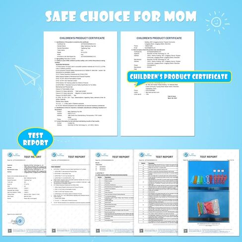 NiBaby 0-6 أشهر 6-12 شهرًا 3 عبوات من ألعاب التسنين المصنوعة من السيليكون للأطفال على شكل فرشاة أسنان ألعاب تسنين للأطفال خالية من مادة BPA وقابلة للتجميد في غسالة الأطباق (وردي/أصفر/أزرق) in Kuwait