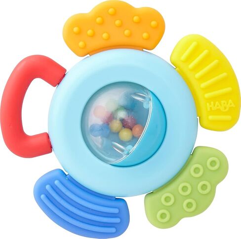 HABA Blossom Plastic Baby Rattle & Teething Toy in Saudi Arabia