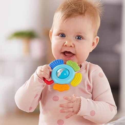 HABA Blossom Plastic Baby Rattle & Teething Toy in Saudi Arabia
