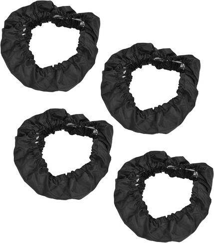 غطاء عجلة عربة الأطفال Zerodis، 4 قطع غطاء واقي للكرسي المتحرك مقاوم للغبار لعربة الأطفال (كبير) in Kuwait