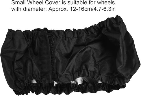 غطاء عجلة عربة الأطفال Zerodis، 4 قطع غطاء واقي للكرسي المتحرك مقاوم للغبار لعربة الأطفال (كبير) in Kuwait