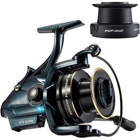 Mifine Bunsen Spining Reel with Bite Alarm - 20Lbs Max Drag 6+1BB 4.7:1 6000/7000 Fishing reels for Saltwater Freshwater - Supre Precision Drag System in Kuwait