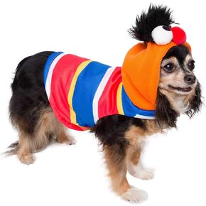 Pet Krewe Small Ernie Costume - Sesame Street Ernie Dog Costume - Fits Small, Medium, Large and Extra Large Pets - Perfect for Halloween, Christmas Holiday, Parties, Photoshoots, Gifts for Dog Lovers