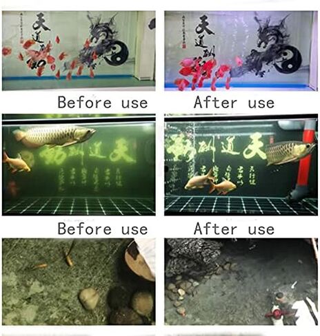 فلتر مكعب لحوض السمك من قطعتين، عبوة من قطعتين، حوض السمك من الكربون النشط للبرك وحوض السمك وحوض المخزون للخيول، مكعب تنقية مياه حوض السمك صديق للبيئة مقاس 4×4×2 انش in Kuwait