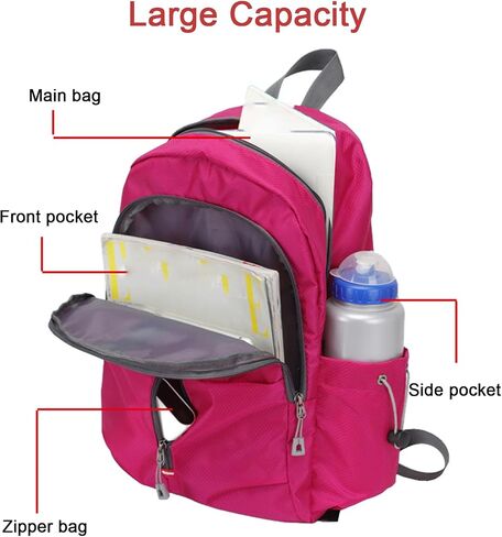Ultra Lightweight Backpack Waterproofing Hiking Daypack Foldable Travel Bag Camping Outdoor for Women Men in Saudi Arabia