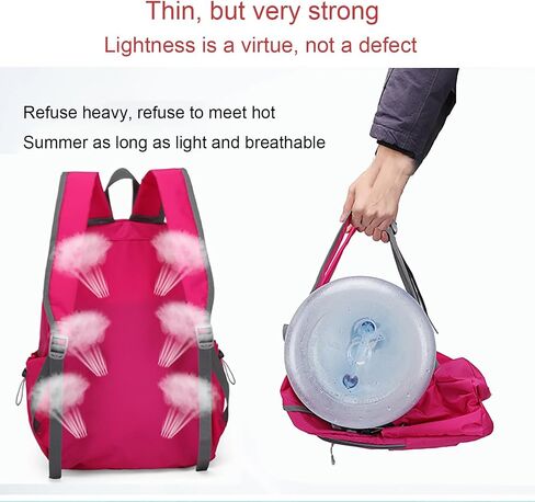 Ultra Lightweight Backpack Waterproofing Hiking Daypack Foldable Travel Bag Camping Outdoor for Women Men in Saudi Arabia