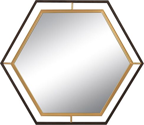 مرآة حائط معدنية بلونين من كريتيف التعاون EC0533 - ذهبي in Saudi Arabia