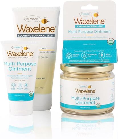 مرهم واكسلين متعدد الأغراض، عضوي، عبوة اقتصادية مكونة من 4 قطع in Kuwait