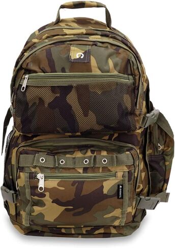 Everest Oversize Woodland Camo Backpack, Camouflage, One Size,C3045R-CAMO in Saudi Arabia