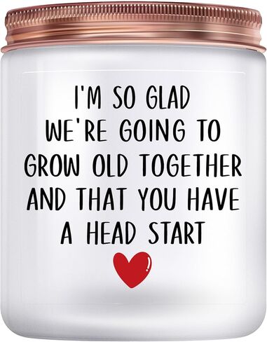 هدايا عيد ميلاد سعيد لها، هدايا عيد ميلاد للزوجة من الزوج، هدايا عيد ميلاد لصديقتها من صديقها، هدايا عيد ميلاد مضحكة لأفضل صديق للنساء - شموع معطرة باللافندر in Kuwait