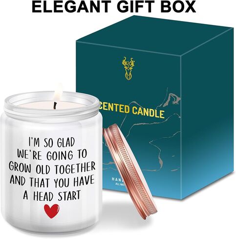 هدايا عيد ميلاد سعيد لها، هدايا عيد ميلاد للزوجة من الزوج، هدايا عيد ميلاد لصديقتها من صديقها، هدايا عيد ميلاد مضحكة لأفضل صديق للنساء - شموع معطرة باللافندر in Kuwait