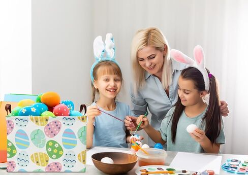 سلة تخزين مستطيلة بمقابض للأطفال، صندوق ألعاب منظم لطيف، سلة هدايا للأولاد والبنات، ديكور الغرفة (راعية البقر) in Kuwait