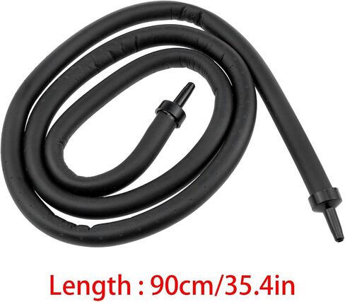 Yocimango Bubble Wall air Diffuser Aquarium shelter Bubble Tube Rubber Flexible Bubble Hose for Fish Tanks (90CM/36in Double Heads) -1PCS in Saudi Arabia