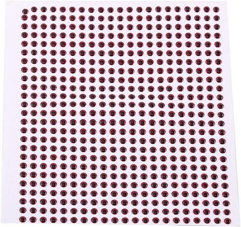 Fishing Lure Eyes,3D Fish Eyes Fly Tying Crafts Jig Replacement for DIY Lure Baits Making(3mm red) in Saudi Arabia